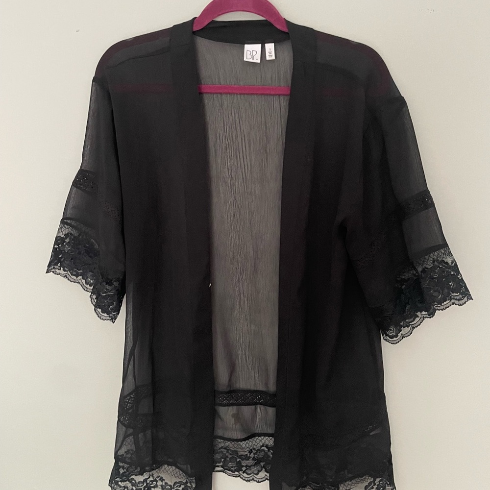 BP Black Robe Top with Luxurious Design